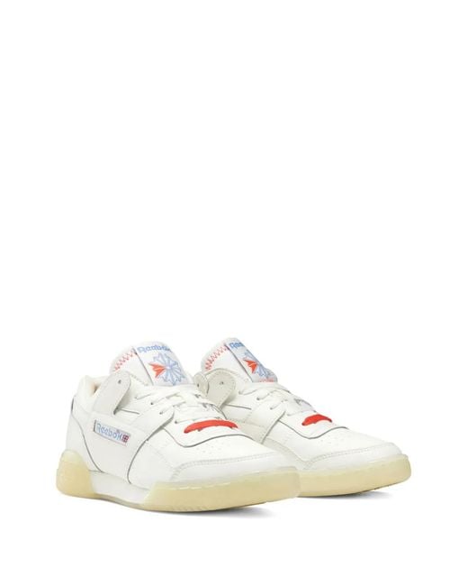 Reebok White Workout Lo Plus Wmns "Chalk Plus"