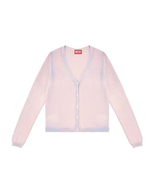 DIESEL Pink M-Vitta Cardigan