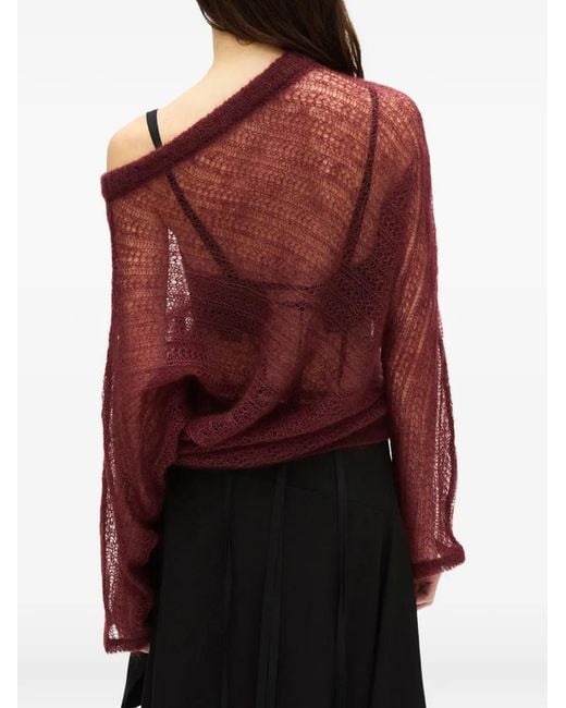 Pull Christabel Ann Demeulemeester en coloris Red