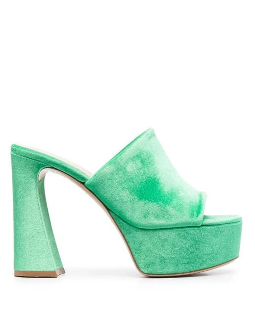 Gianvito Rossi Green Holly Sandals