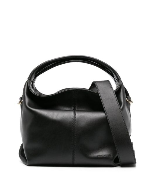 MANU Atelier Black Mini Gala Leather Tote Bag