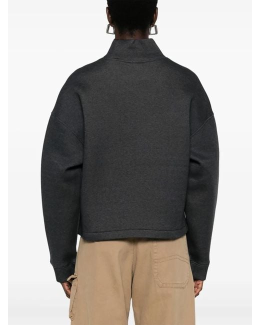The North Face Black Mock-Neck Sweatshirt