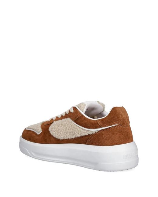 Love Moschino Brown Logo-Detail Sneakers