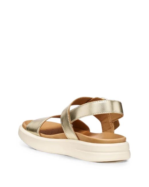 Geox Natural Xand 2S Buckle-Fastening Sandals