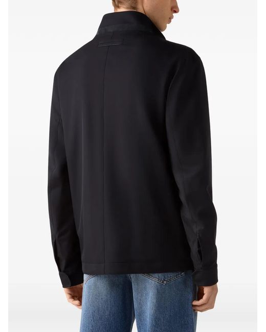 Zegna Blue "Z Lux Leisurewear" Long Jacket for men