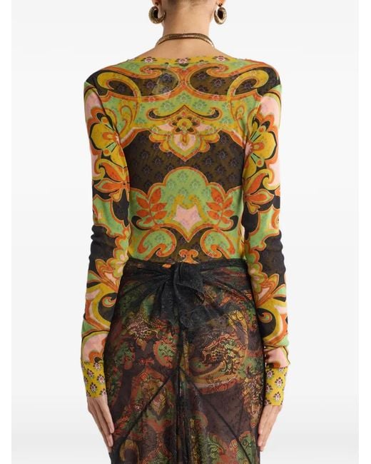 Etro Green Tops