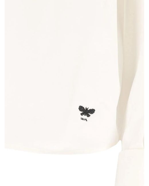 Weekend by Maxmara White Cotton Poplin Boxy Shirt