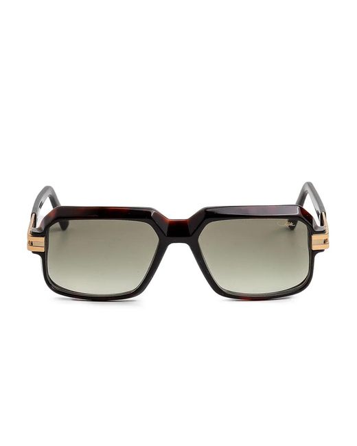 Cazal Brown Tortoiseshell Square-Frame Sunglasses for men