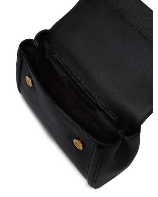 Karl Lagerfeld Black Kleine K/Autograph Satchel-Tasche