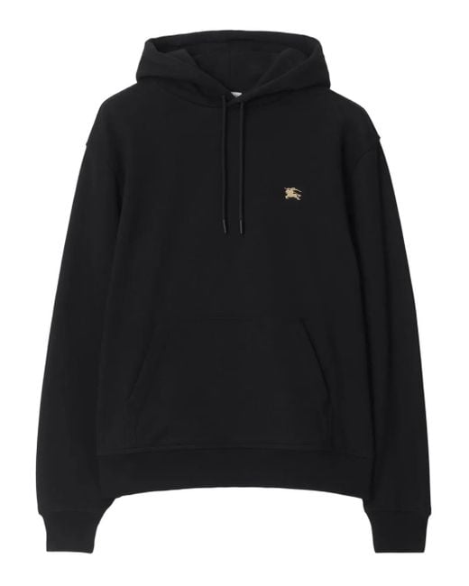 Hoodie En Coton À Imprimé Knight Burberry pour homme en coloris Black