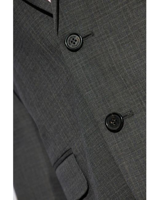DSquared² Black Single-Breasted Suit for men