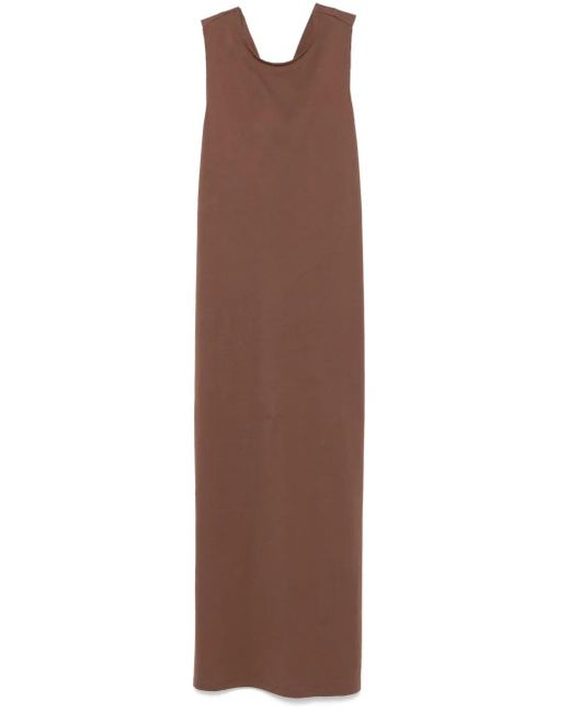 Loulou de Saison Brown Rayna Midikleid