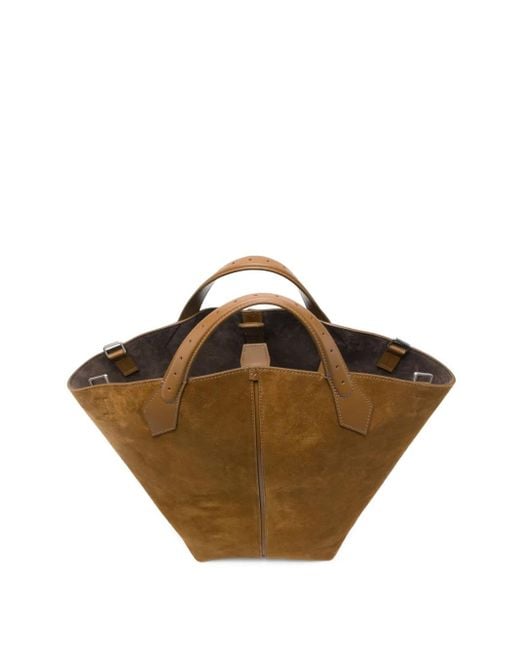 Proenza Schouler Brown Large Chelsea Suede Tote Bag