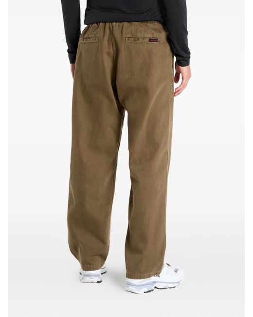 Gramicci Brown Logo Trousers for men