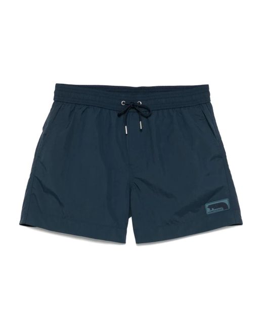 Short De Bain Flash Fox Maison Kitsuné pour homme en coloris Blue