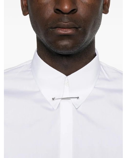 DSquared² Getailleerd Overhemd Met Speld in het White voor heren