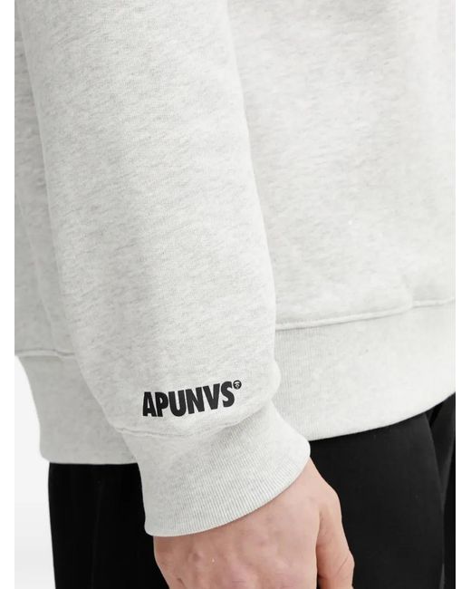 Aape By A Bathing Ape White X Baby Milo Store Aapeunvs Logo Patch Sweatshirt for men