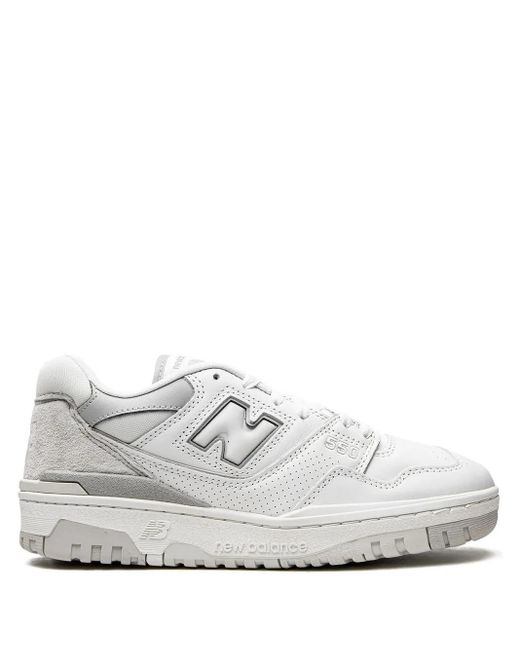 New Balance White 550 Rain Cloud" Sneakers