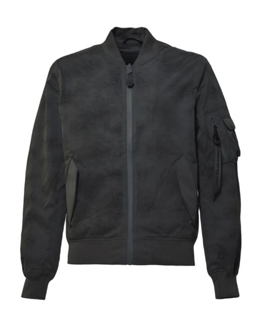 Alpha Industries Gray Bomberjacke mit Camouflagemuster