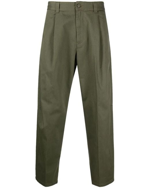 DIESEL Green P-Aurthur Carrot Trousers for men