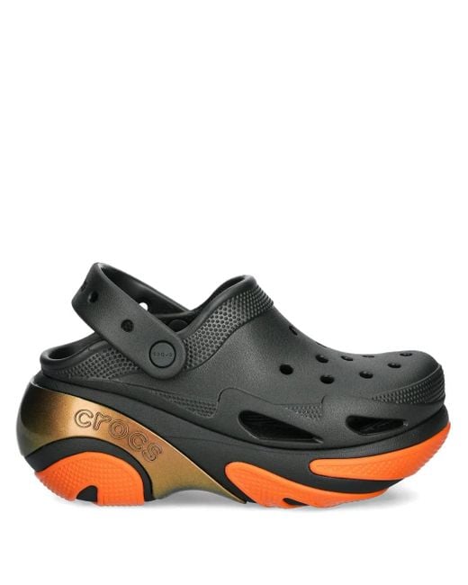 CROCSTM Black Crush Reflector Clog Pantoletten