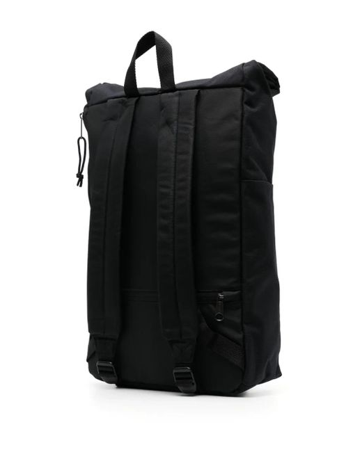 Eastpak Black Up Roll Logo-Patch Backpack for men