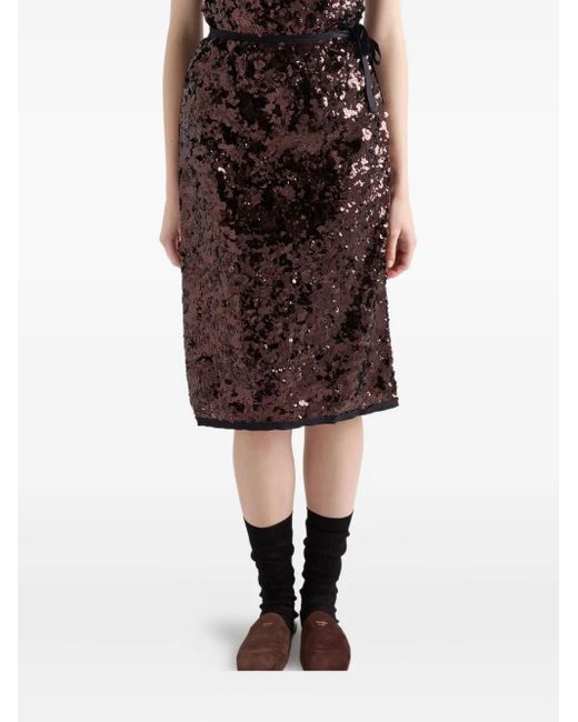 Prada Black Skirts
