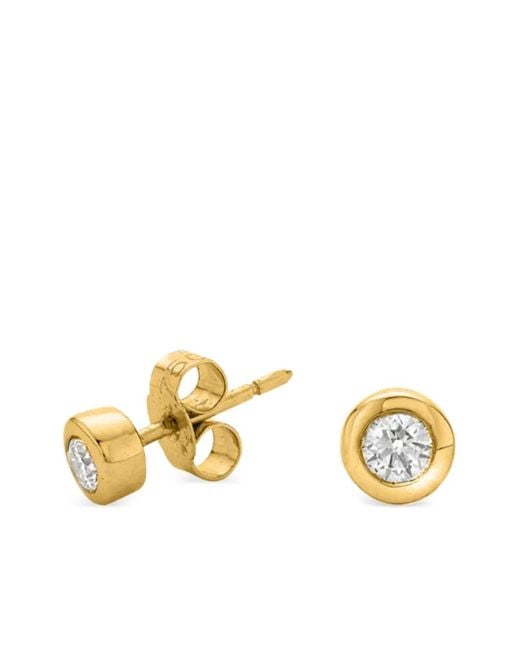 Dower & Hall Metallic 18Kt Cascade Diamond Earrings