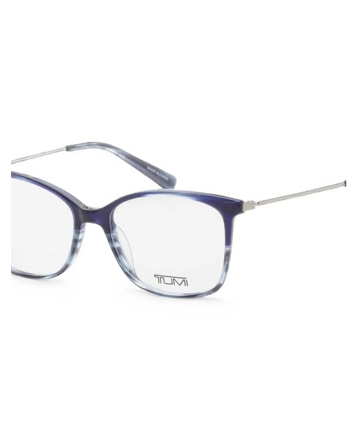 Tumi White Geometric-Frame Glasses