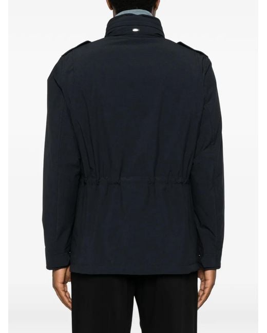 Herno Black Multi-Pocket Coats for men