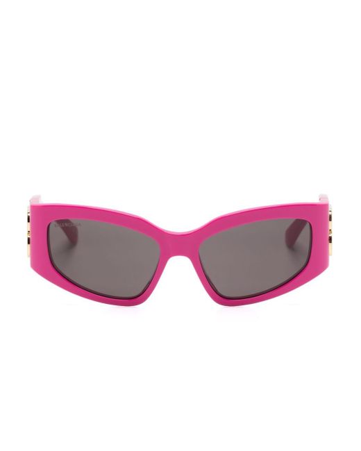 Balenciaga Pink Bossy Cat-Eye-Sonnenbrille