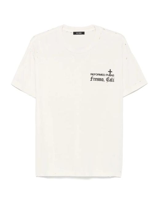 メンズ Willy Chavarria Reformated Tシャツ White