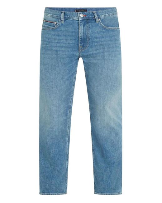 Tommy Hilfiger Blue Denton Straight-Leg Jeans for men