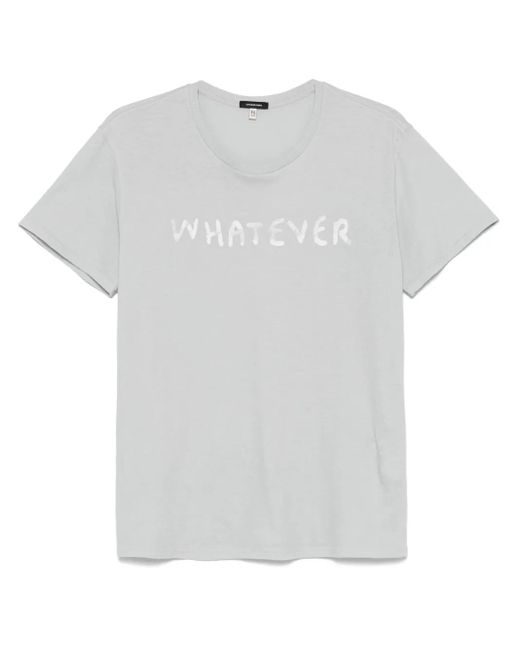 R13 White Whatever Boy T-Shirt