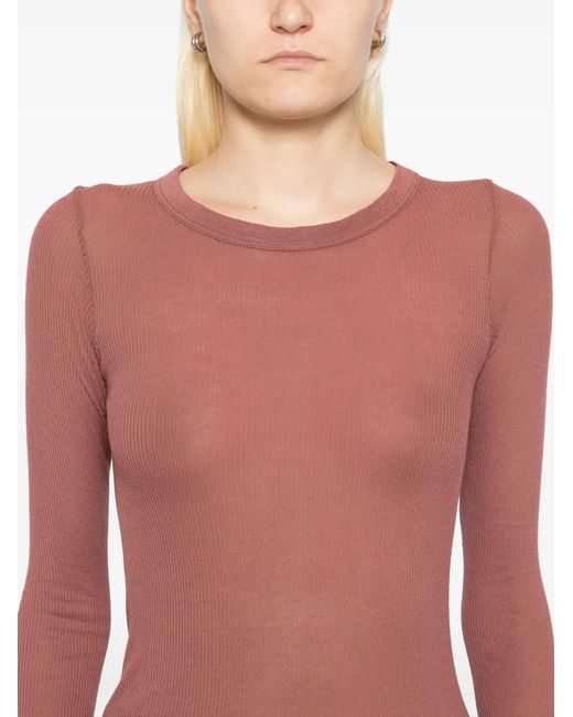 Rick Owens Pink Knitted Top