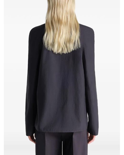 Lemaire Black Ascot Blouse