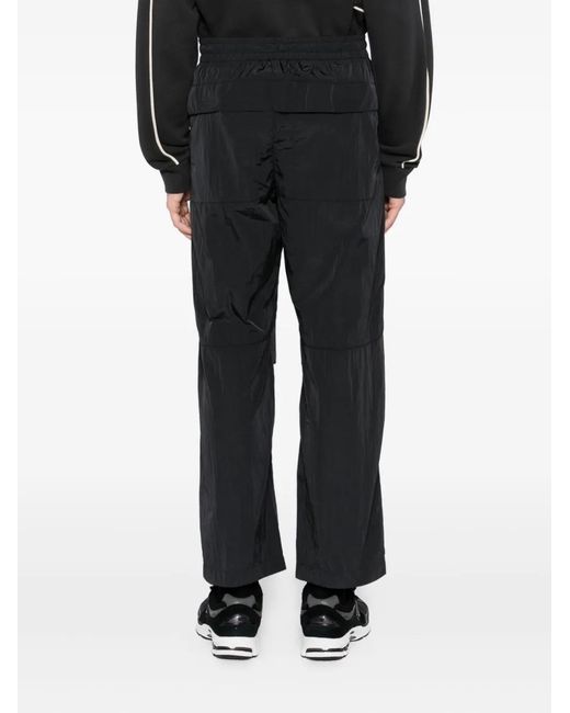 New Balance Black Logo Drawstring Track Pants for men