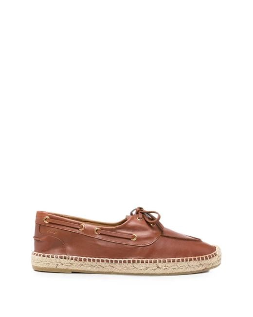 Bally Leren Espadrilles in het Brown voor heren