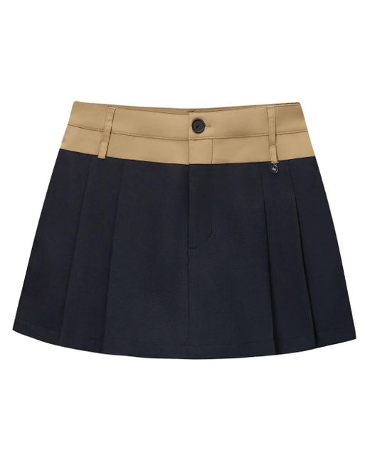 Musium Div. Blue Pleated Shorts