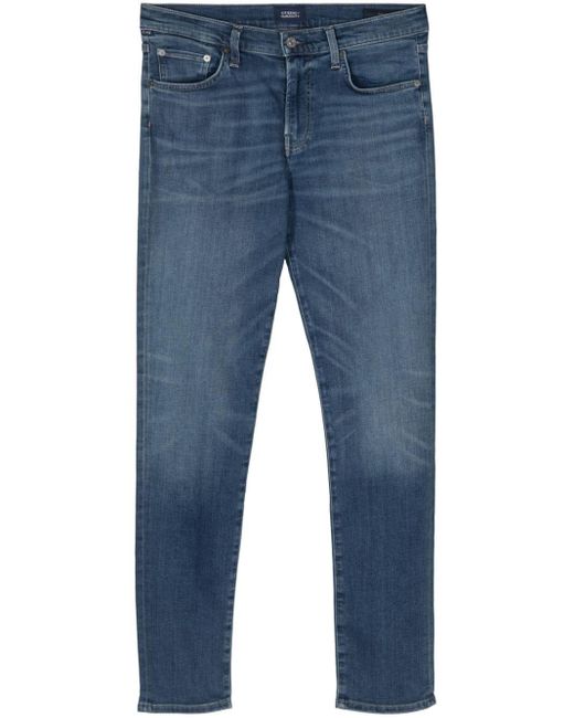 Citizens of Humanity Blue Slim-fit Low-rise Jeans for men