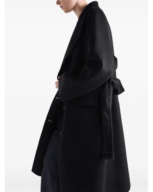 Prada Black Single-Breasted Coat