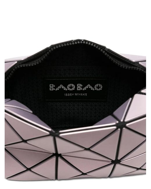 Issey Miyake Gray Cuboid Metallic Crossbody Bag