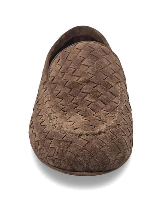 Neil Barrett Brown Woven Suede Loafers for men