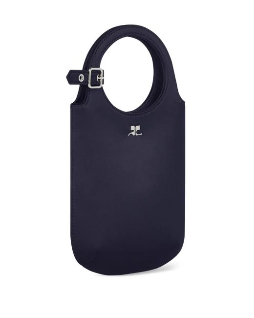 Courreges Blue Small Holy Tote Bag