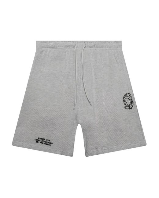 BBCICECREAM Gray Astronaut-Logo Pocket Shorts for men