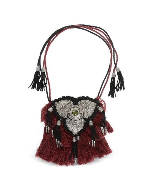 DSquared² Metallic Halskette Mit Fransen