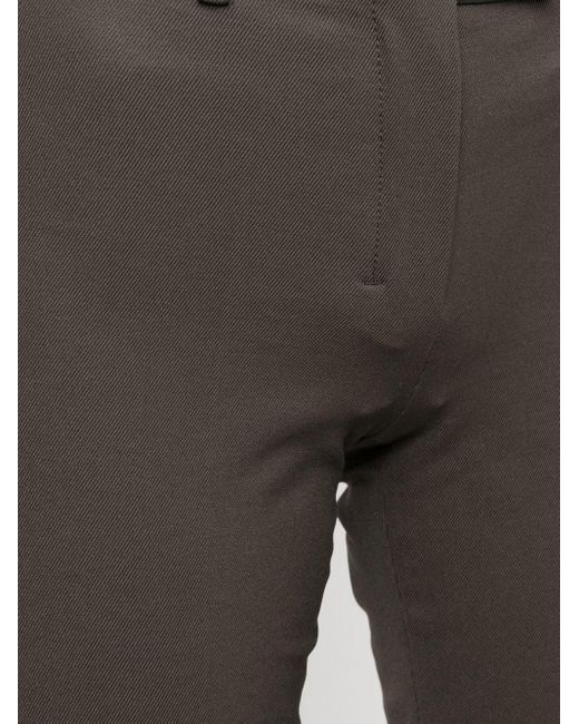 Max Mara Cropped Pantalon in het Gray
