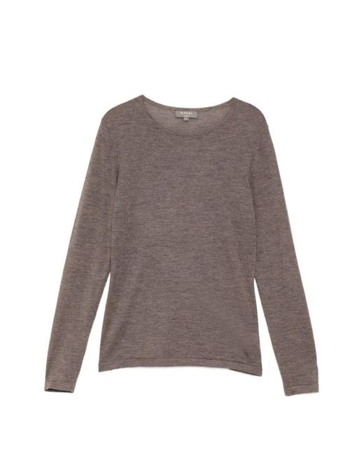 N.Peal Cashmere Brown Eden T-Shirt