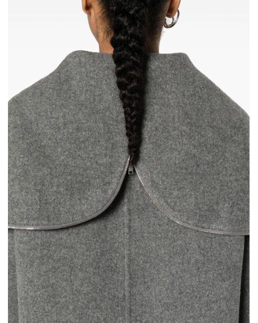 Veste en feutre à capuche Givenchy en coloris Gray