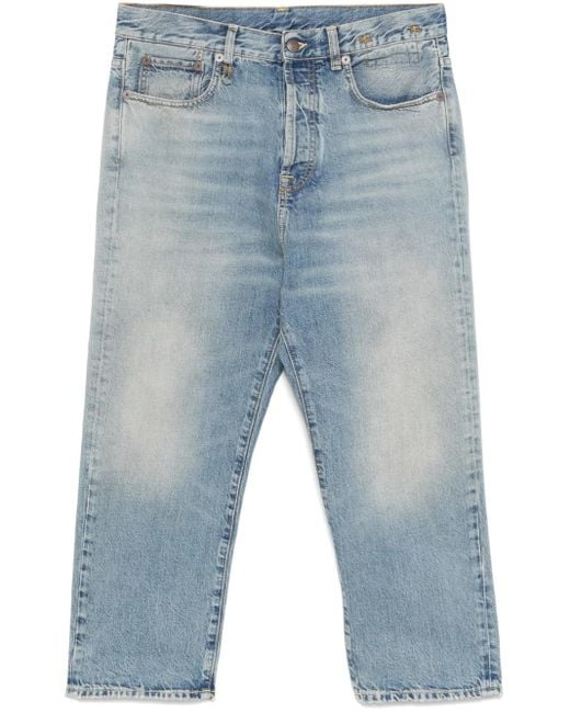 R13 Blue Drop-Crotch Jeans